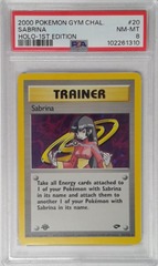 V1722: 2000: Sabrina: 20/132: 1ST Edition: Gym Challenge: PSA: 8: NM-MT: 102261310